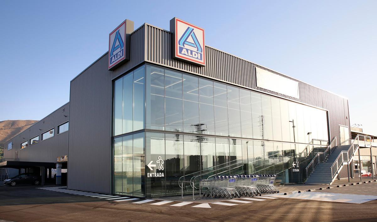 Tienda de ALDI en El Finestrat.