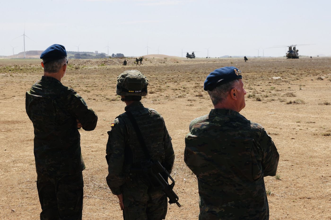 Fase "Swift Response 2023" en el campo de maniobras de San Gregorio