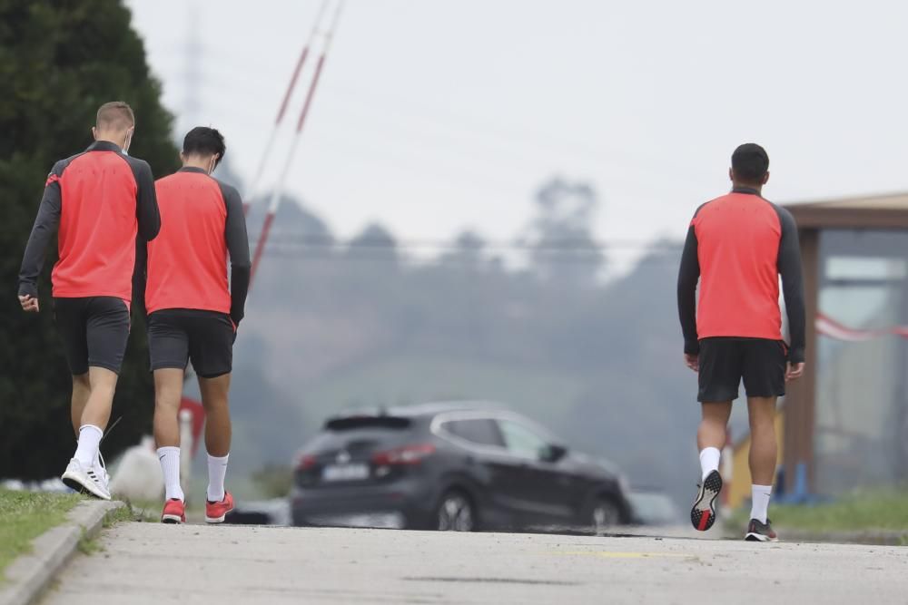 Entrenamiento del Sporting