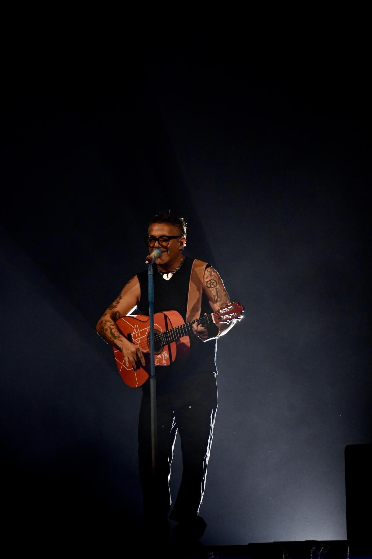 El primer concierto de Alejandro Sanz en Murcia, en imágenes El primer concierto de Alejandro Sanz en Murcia, en imágenes