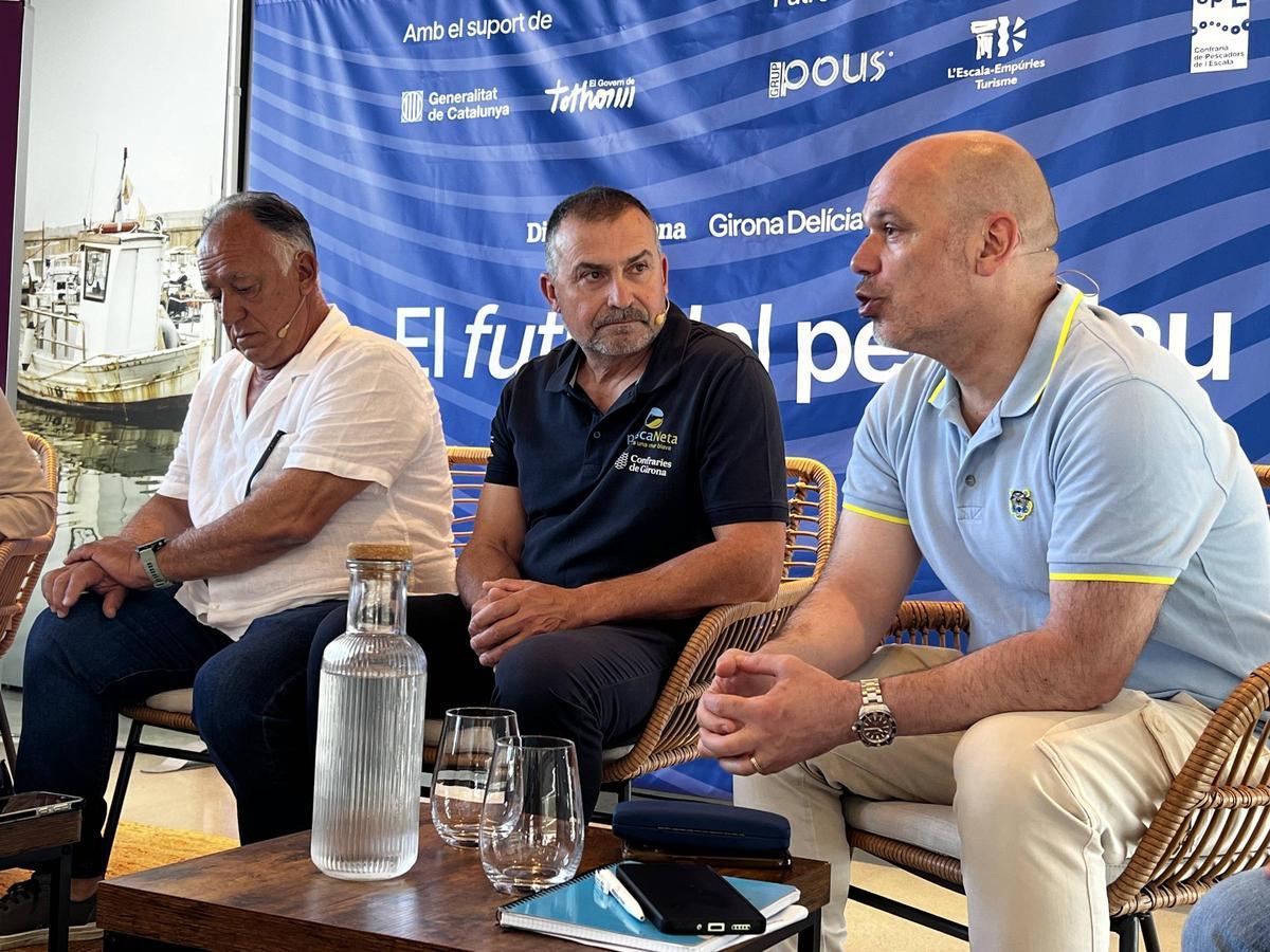 Les imatges de la taula rodona "El futur del peix blau"