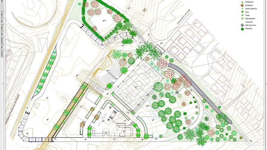 El parque Las Candelarias de Agaete tendrá rocódromo, skate, pipican, zona infantil y cafetería
