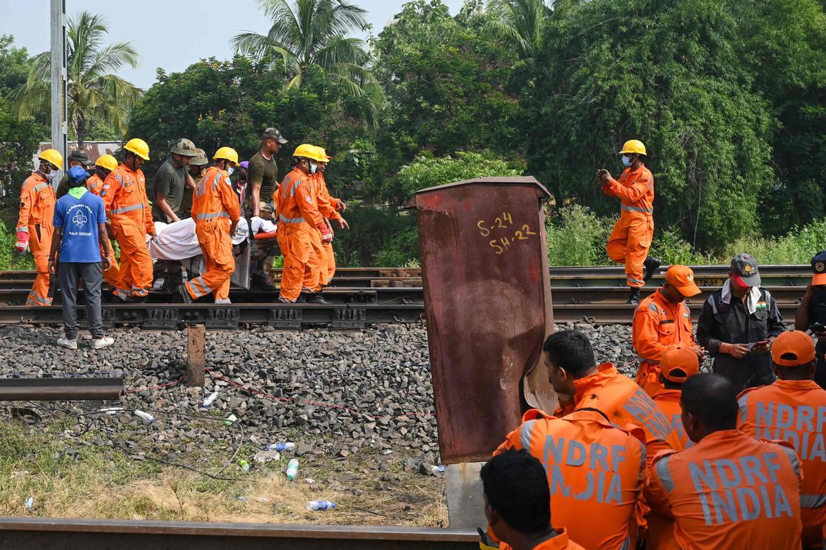 Accidente mortal de tren en la India