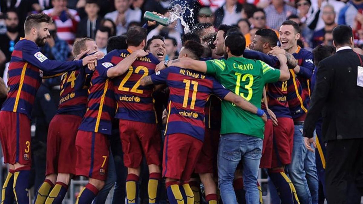 El FC Barcelona, por segunda temporada consecutiva, cantó el alirón.