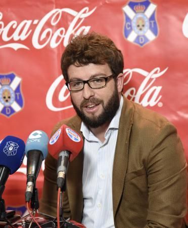 Presentación del jugador del Tenerife Álex Muñoz