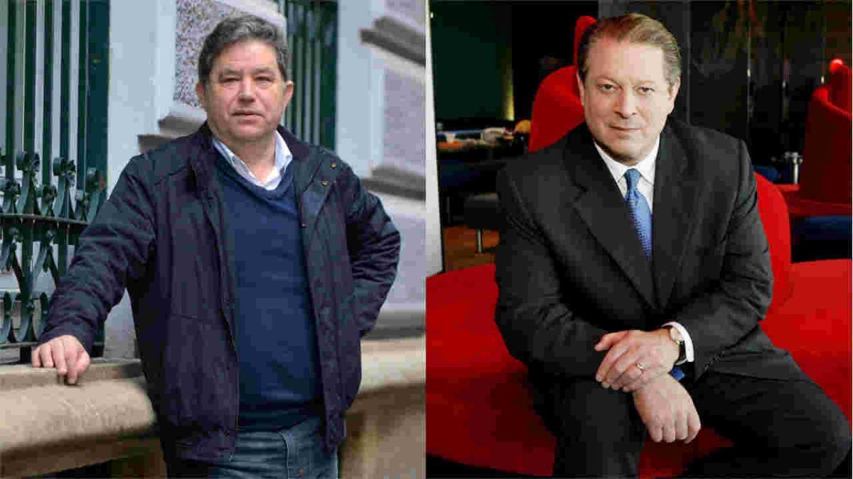 Lores (izq.) y Al Gore (dcha). // FdV