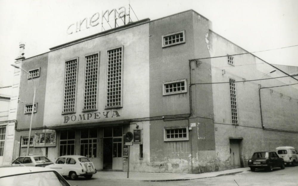 Fachada del emblemático cine Pompeya