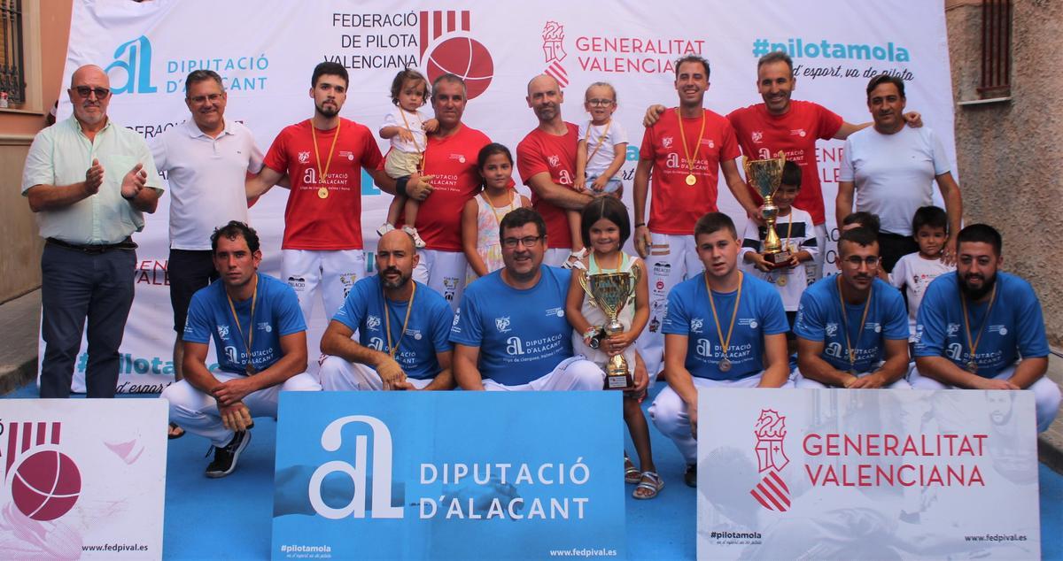 Equips del CPV Agost i CPV Vall de Laguar, finalistes de 2ª Palma