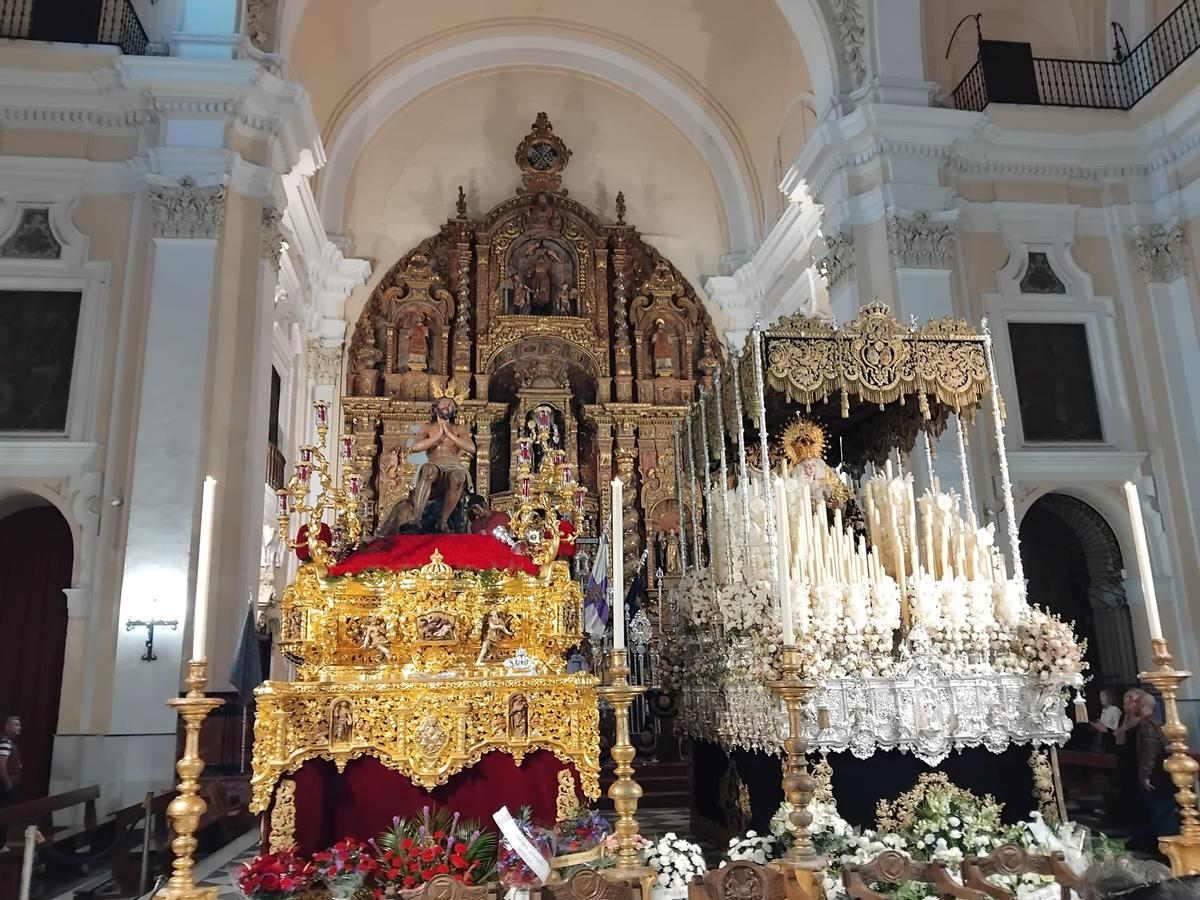 La Hermandad de la Estrella, lista para este Domingo de Ramos en la iglesia de San Jacinto
