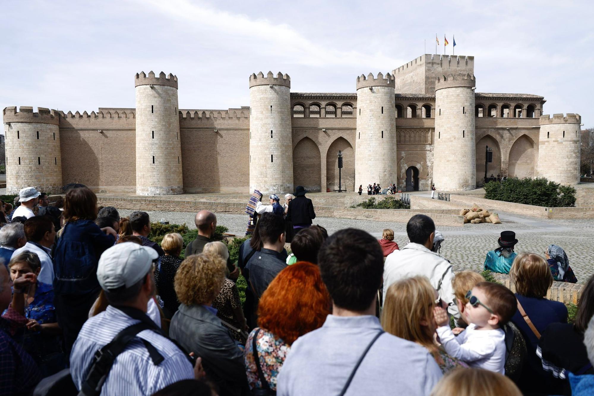 EN IMÁGENES | Así ha sido la recreación de la batalla del Segundo Sitio de Zaragoza