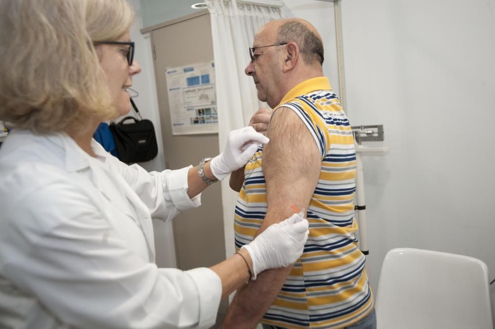 Vacunación contra la gripe en A Coruña