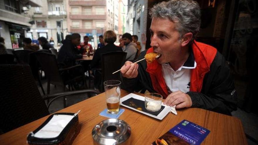 Una de las tapas de la ruta Destapa Vilagarcía. // Iñaki Abella