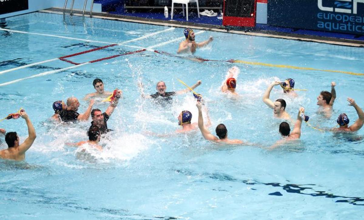 España gana a Croacia en el Europeo de Waterpolo