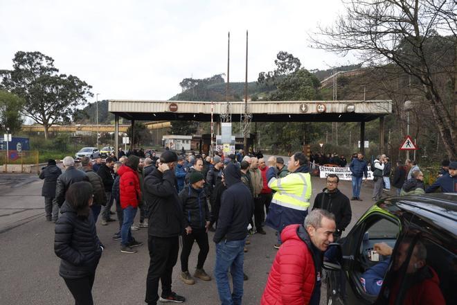 EN IMÁGENES: La industria auxiliar asturiana, en huelga