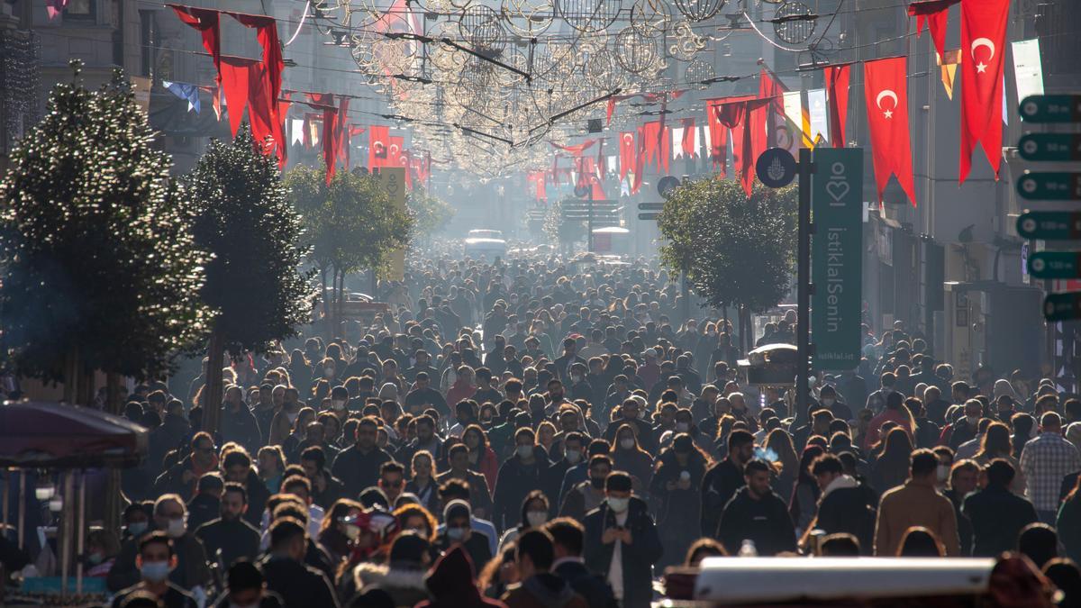 Avenida Istiklal de Estambul, donde ha tenido lugar la explosión