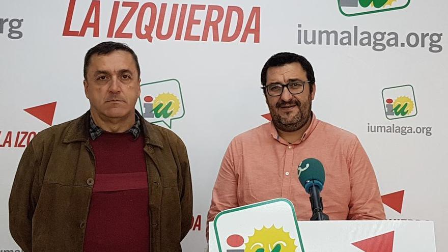 Fernando Muñoz y Guzmán Ahumada, ayer en Málaga.