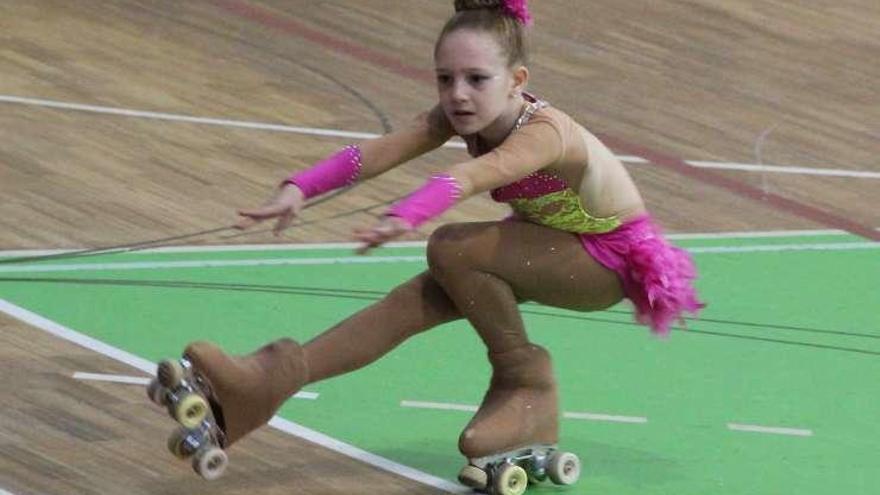 Yanira Hevia, en el Campeonato de España