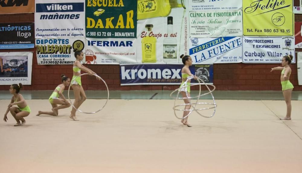 Exhibición de la Escuela de gimnasia rítmica