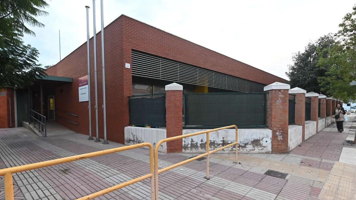 Este es el edificio de Infantil que quedará vació y que se habilitará para la escuela de adultos y la Universitat Popular.