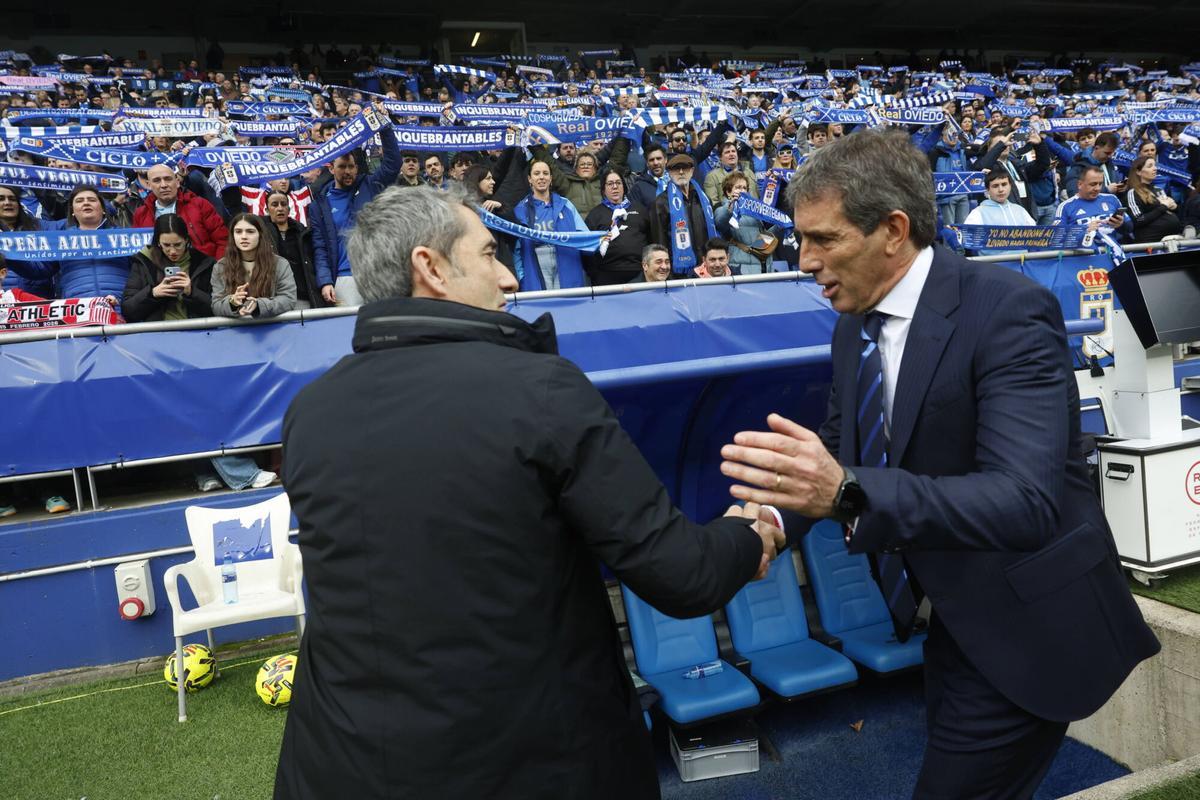 EN IMÁGENES: Así así el partido entre el Real Oviedo y el Athletic en el Tartiere