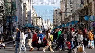 Más de 3,3 millones de personas de media recorren Madrid a pie cada día