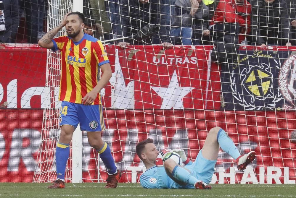 Sevilla - Valencia, en imágenes