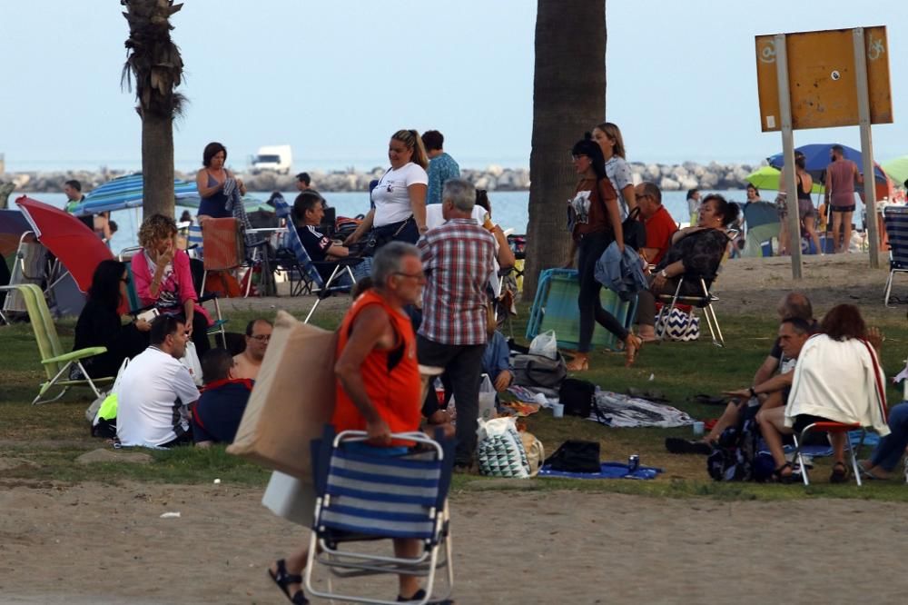 Las playas de Málaga celebran la noche de San Juan