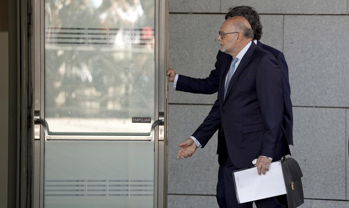 Javier Herreros, ex director general de carreteras, a la llegada a la Audiencia Nacional