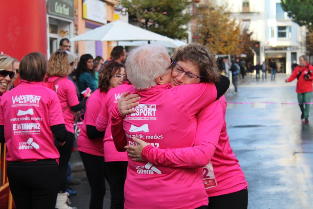 FOTOS de l''arribada de la Cursa de la Dona