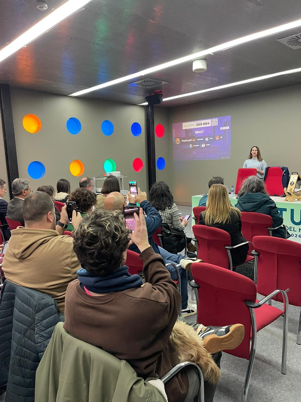 Un momento de la charla