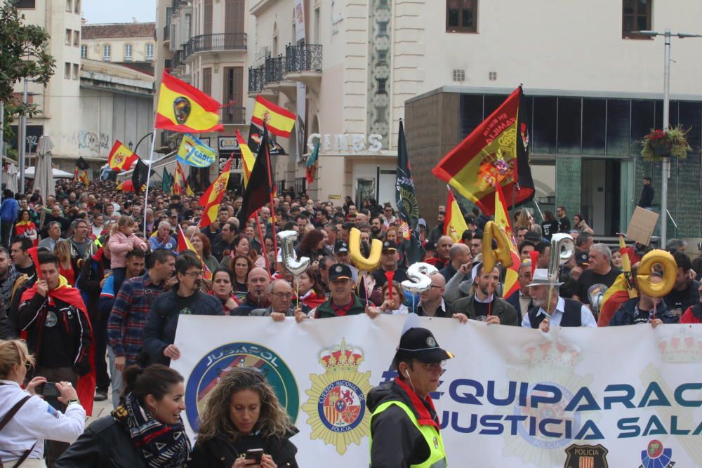 Manifestación de Jusapol en Málaga