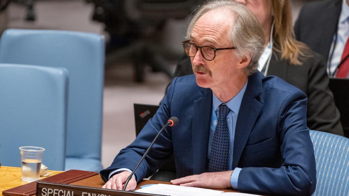 Archivo - Imagen de archivo del enviado especial de Naciones Unidas para Siria, Geir Pedersen