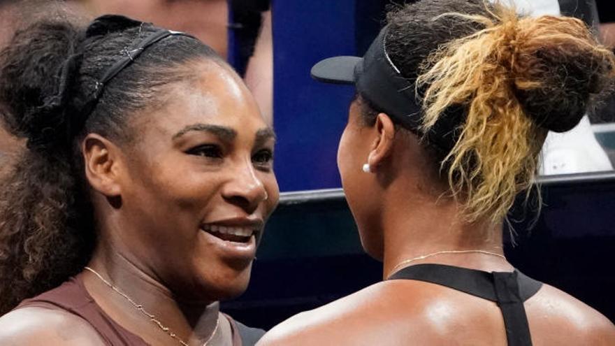 Serena Williams felicita a Naomi Osaka