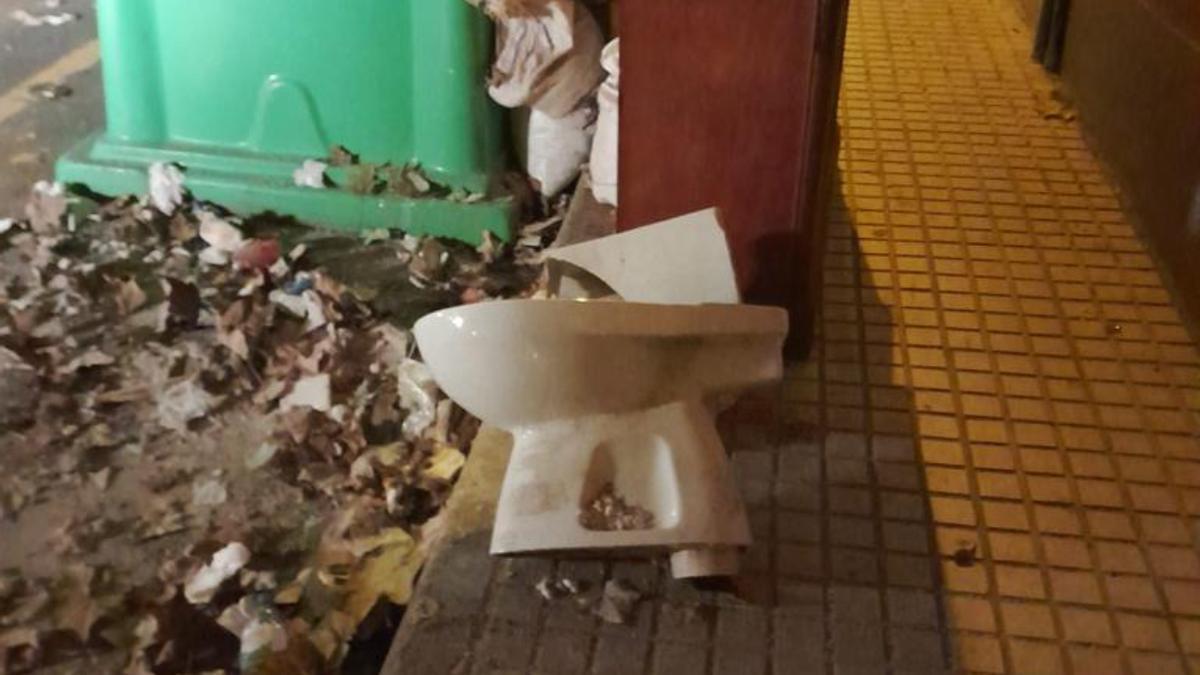 Basura en Las Palmas de Gran Canaria