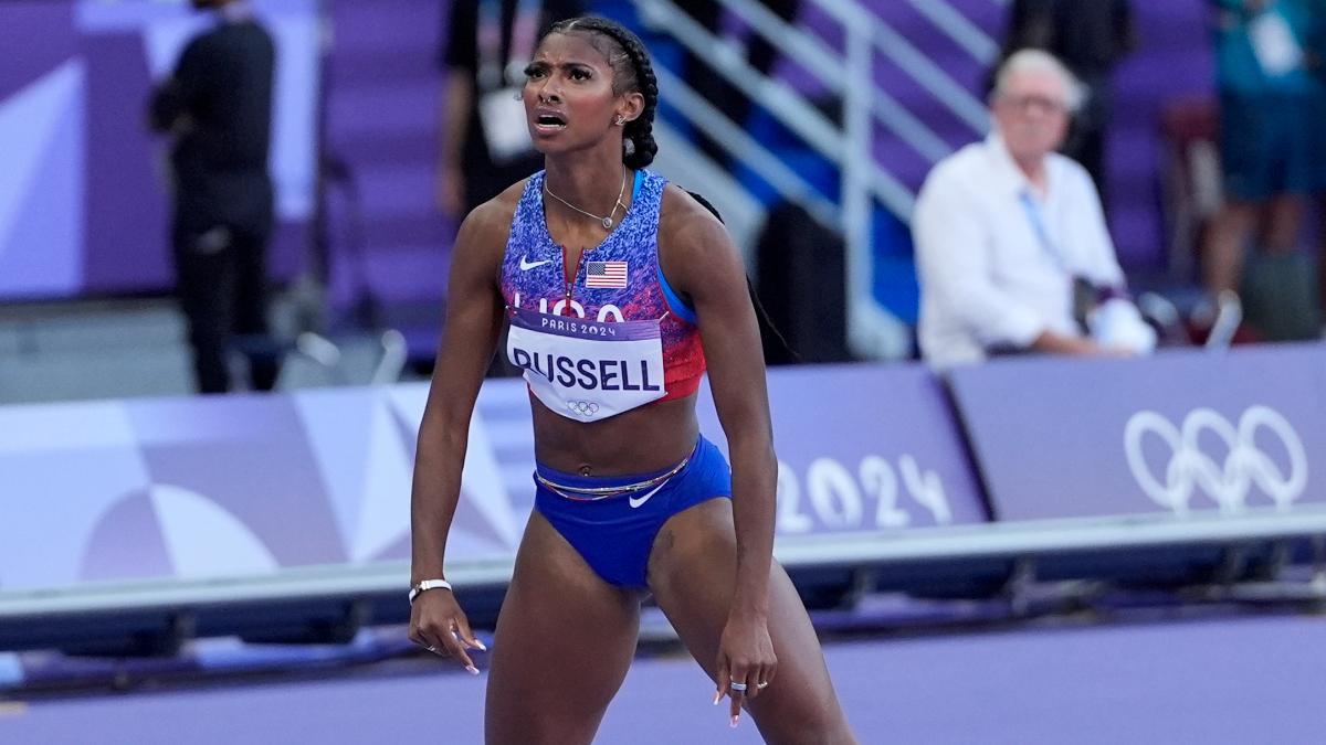 Masai Russell no se creía que es la nueva campeona olímpica de 100 vallas