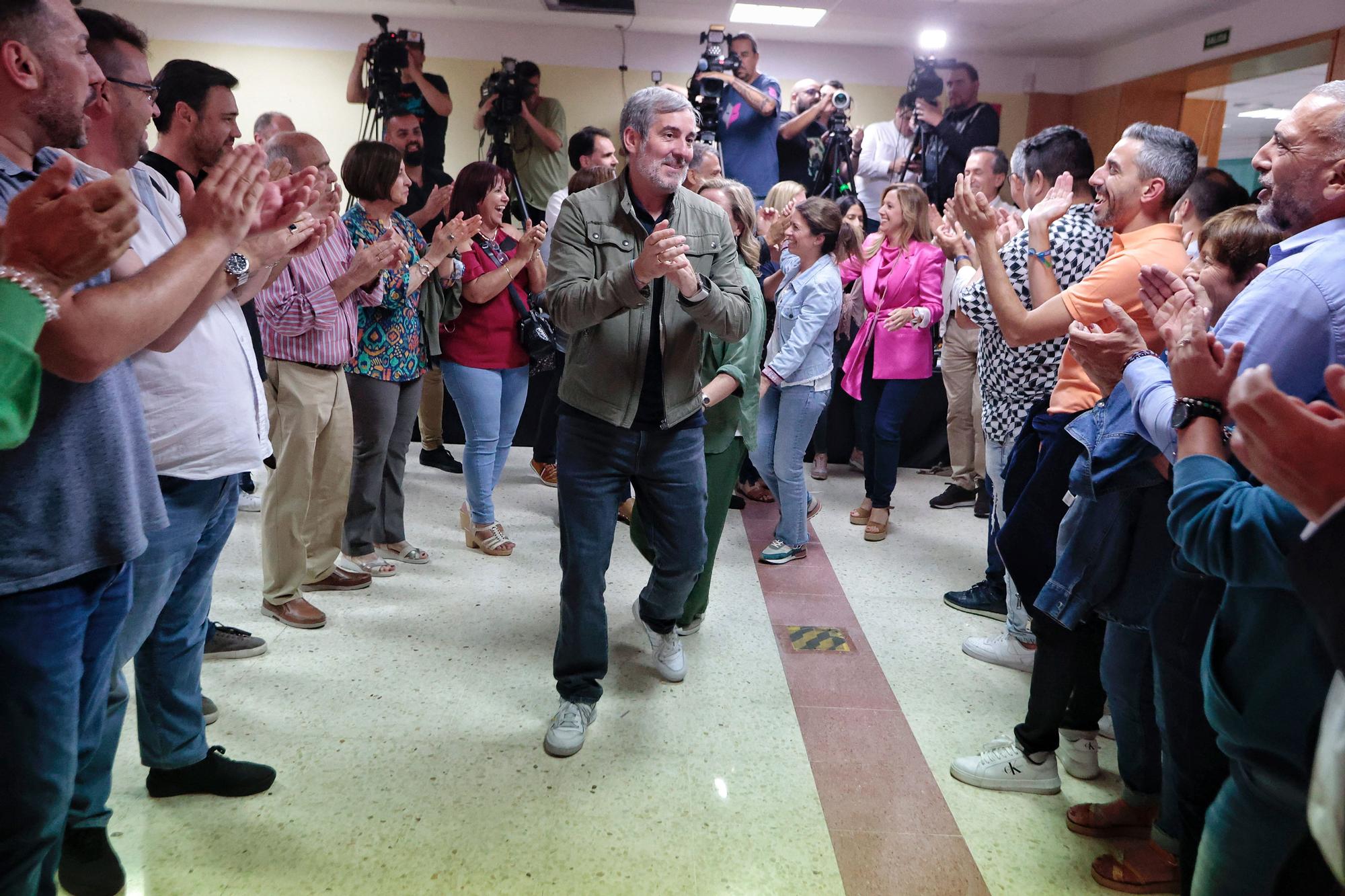 Noche electoral con Coalición Canaria