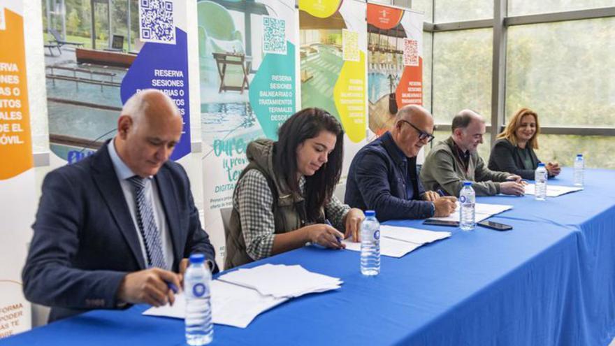 Cinco balnearios abren el programa “Ourense, a provincia termal dixital”