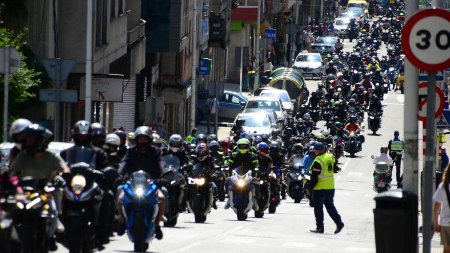 La concentración motera de Bueu se salda con 33 infracciones de Tráfico