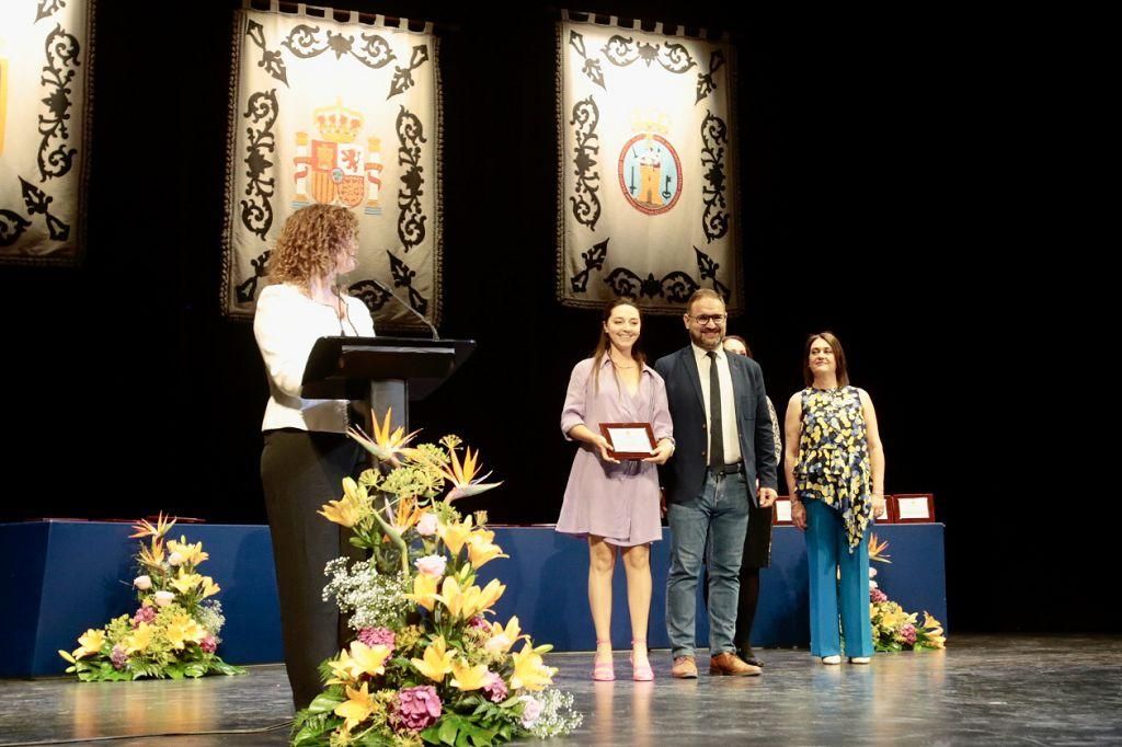 Entrega de distinciones al alumnado en Lorca