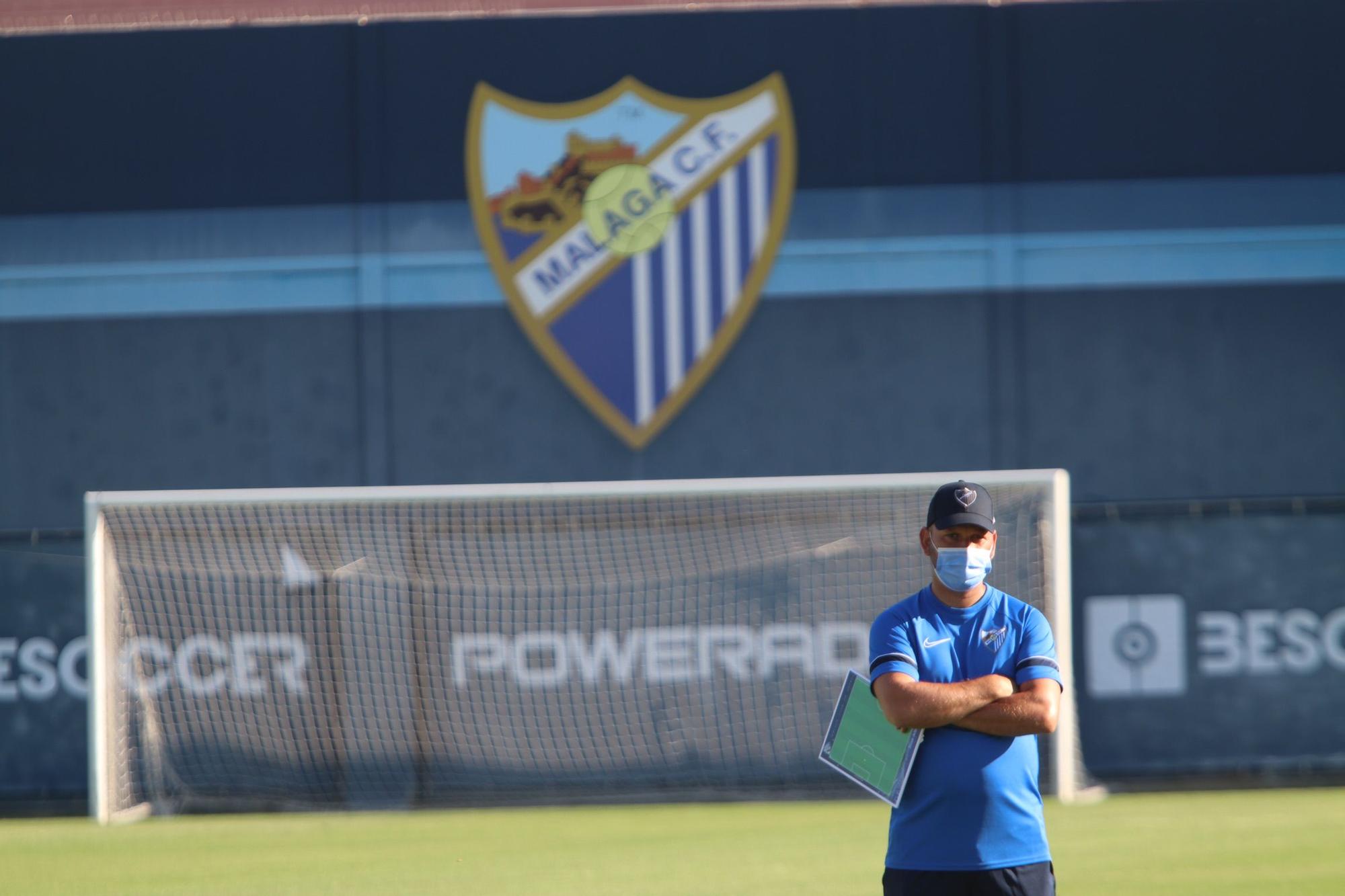 Primer entrenamiento del Málaga CF