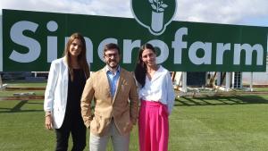 De izquierda a derecha, Maria Bonilla, directora comercial de Sincrofarm; Albert Galimany, CEO; y Diana Gasset, directora técnica.