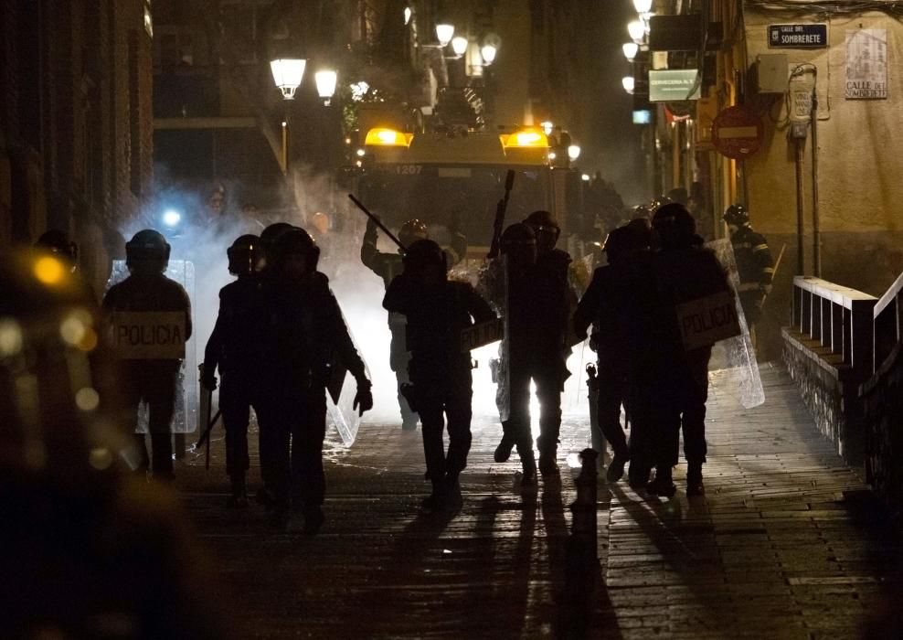 Disturbios en el madrileño barrio de Lavapiés