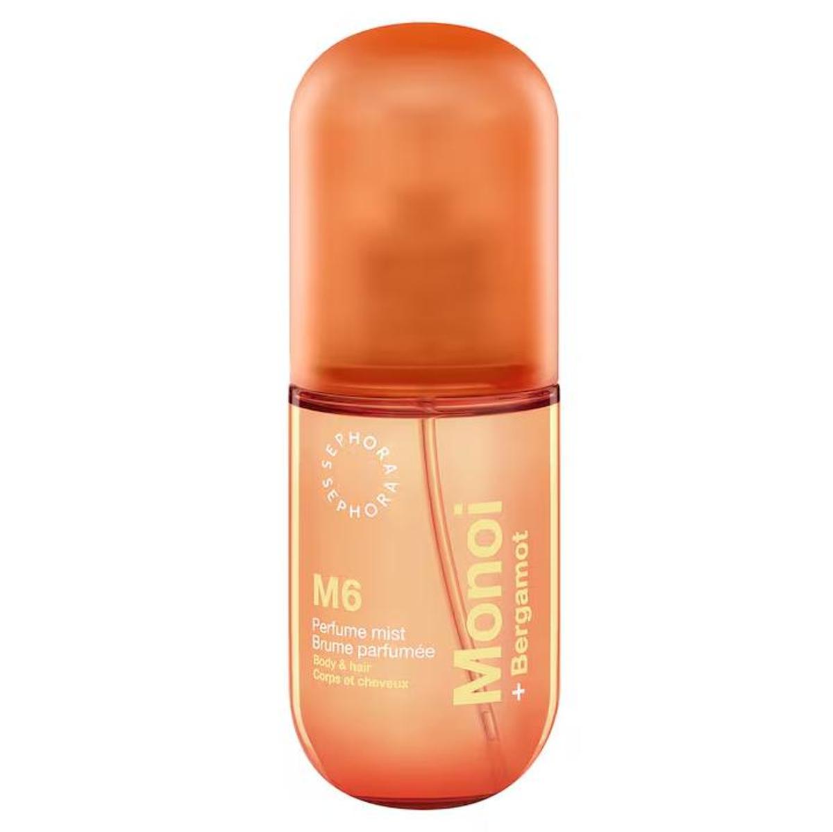 Bruma perfumada Cabello y cuerpo Monoï + bergamota de Sephora