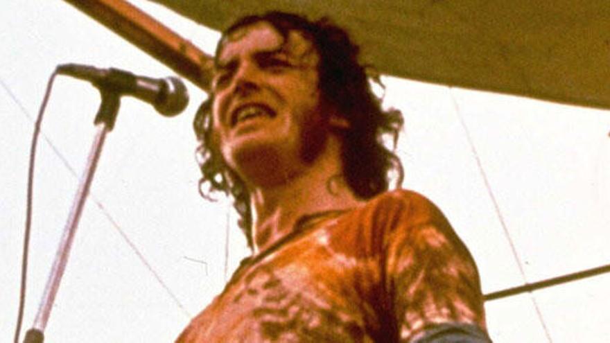 Joe Cocker en el Festival de Woodstock.