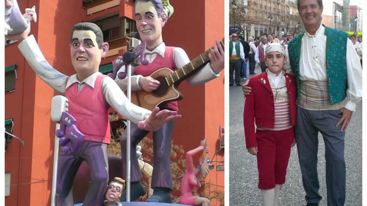 La emotiva historia de una falla de València con el Dúo Dinámico