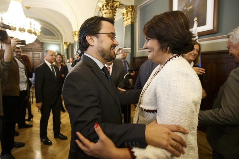 23.04.18 Las Palmas de Gran Canaria. Acto de toma de posesión de la nueva presidenta de la ZEC, Jimena Delgado-Taramona Hernández. Delegación del Gobierno de Canarias.  Foto Quique Curbelo  | 23/04/2018 | Fotógrafo: Quique Curbelo