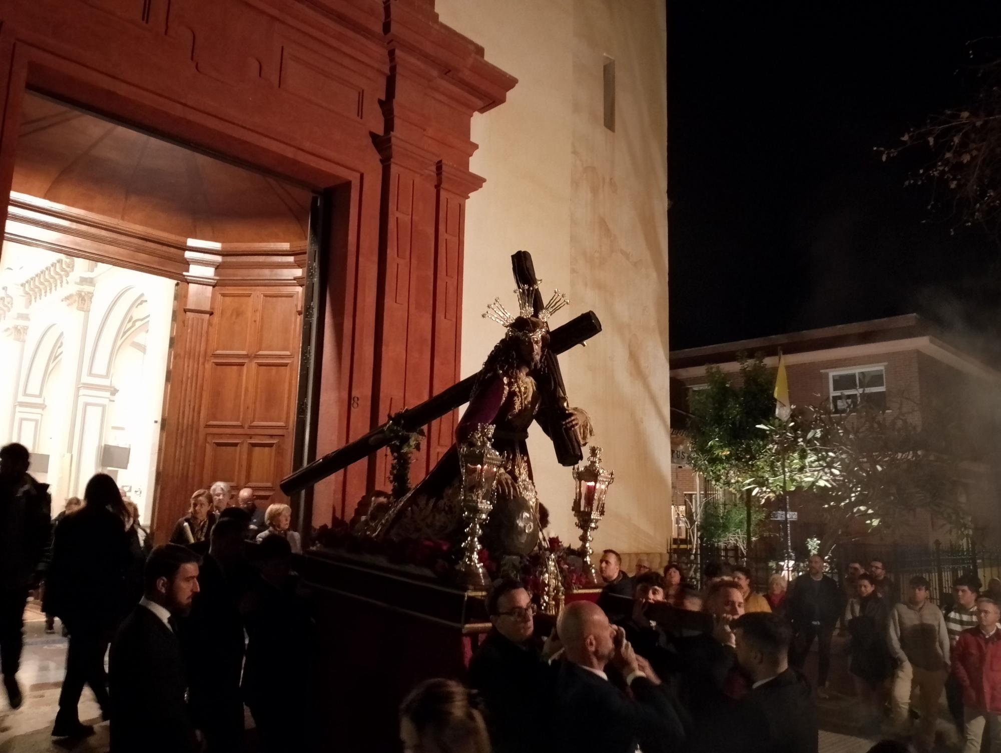 El vía crucis del Nazareno de Pedregalejo, en imágenes