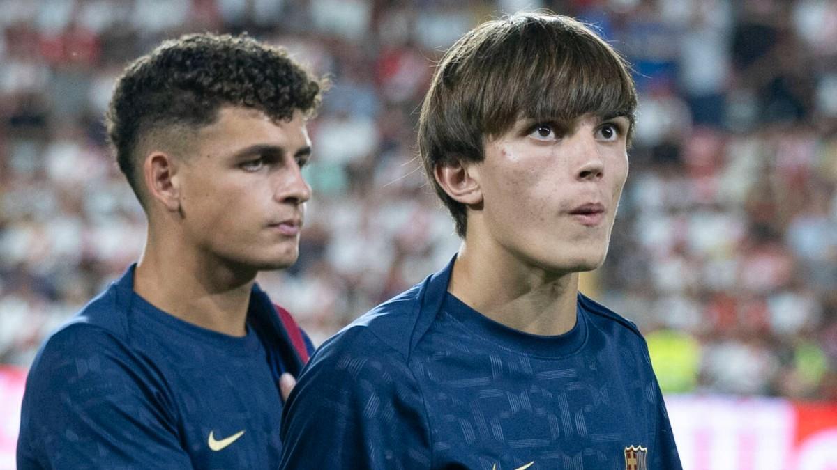 Sergi Domínguez y Andrés Cuenca debutaron con Flick