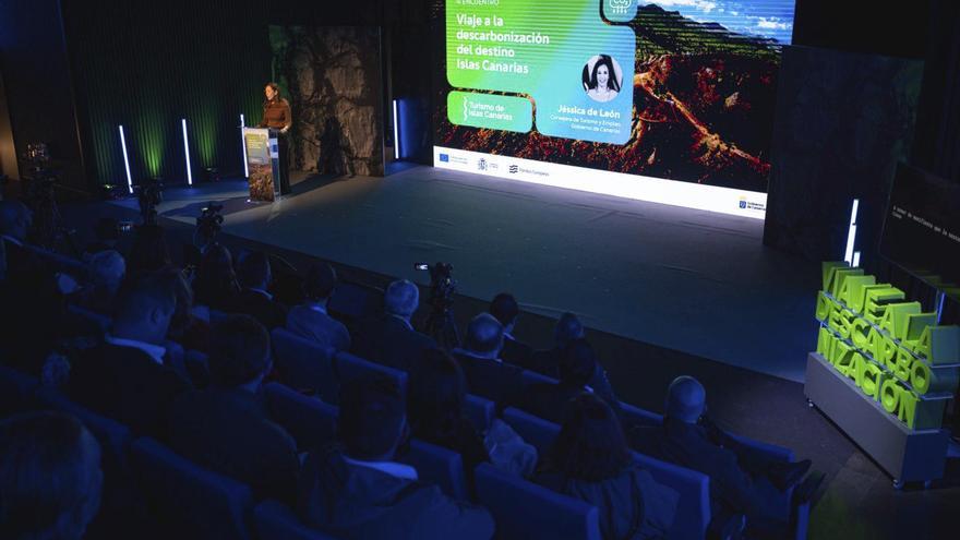 Un momento del tercer encuentro ‘Viaje a la descarbonización del destino Islas Canarias’.