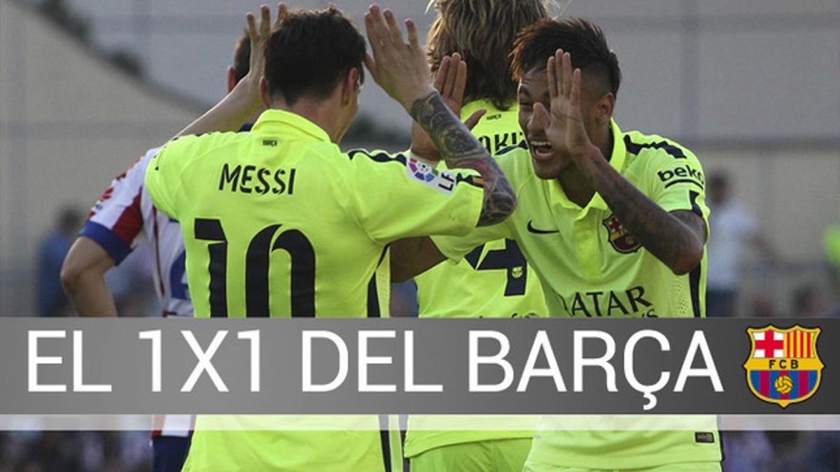 Messi y Neymar celebraron así el gol que ha dado la Liga al FC Barcelona